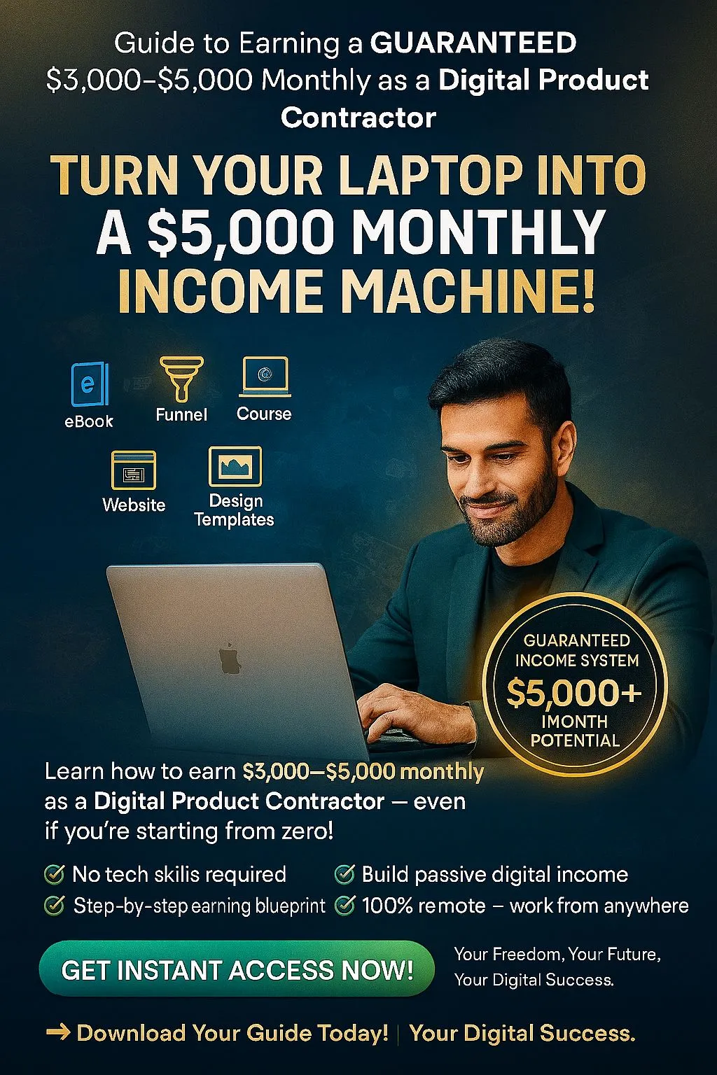 Digital Product Contractor Guide — Build Digital Skills, Attract Global Clients & Grow Your Income